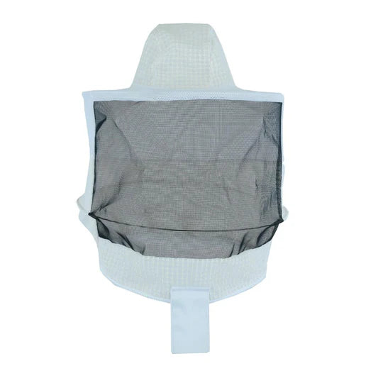 Bee Suit Replacement Veil Hat | Fencing and Round Veil for Beekeeping Jacket | White