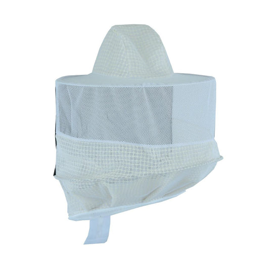 Bee Suit Replacement Veil Hat | Fencing and Round Veil for Beekeeping Jacket | White