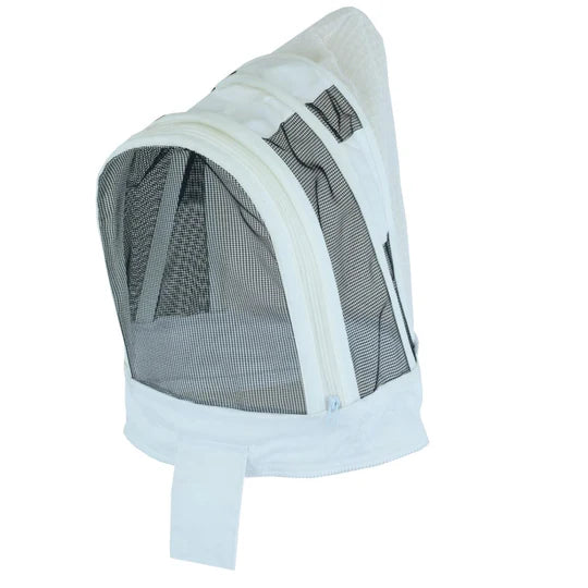 Bee Suit Replacement Veil Hat | Fencing and Round Veil for Beekeeping Jacket | White